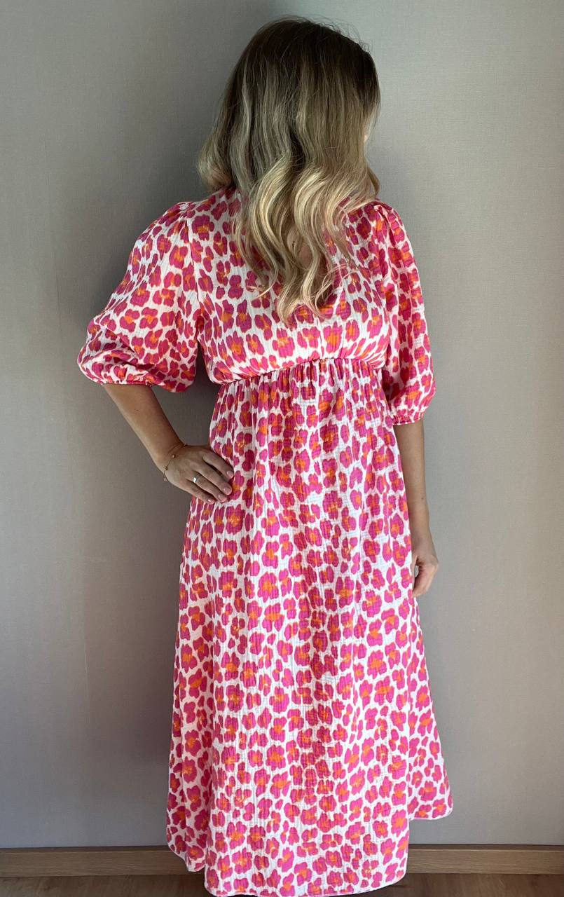 Musselin Kleid „PinkyLove“