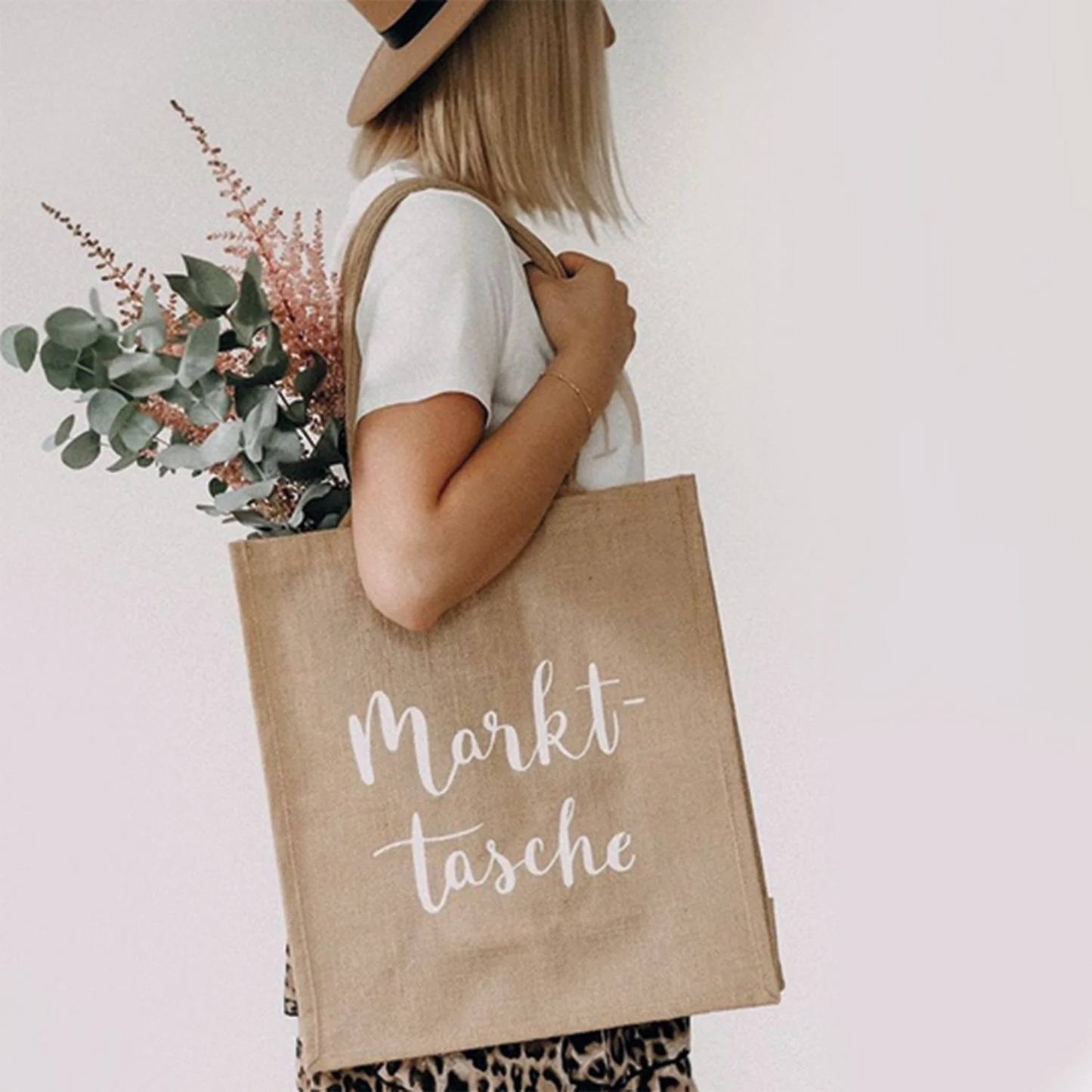 Jute Shopper Markttasche