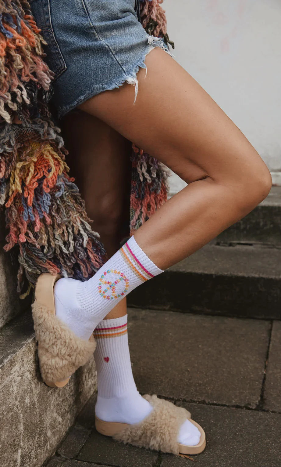 Socke „Love & Peace“
