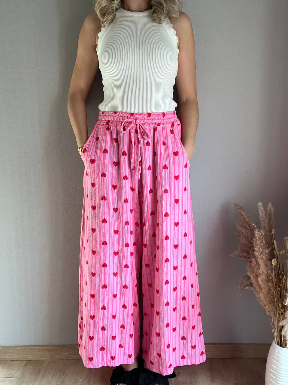Musselin Hose „Heartly“