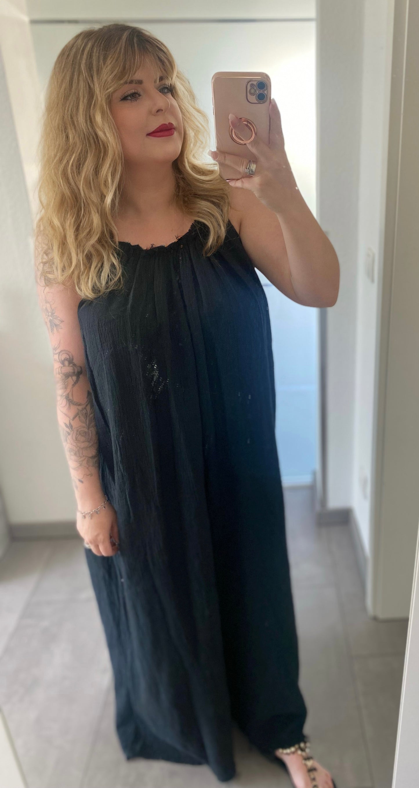Maxi Spaghetti Kleid „ELA“