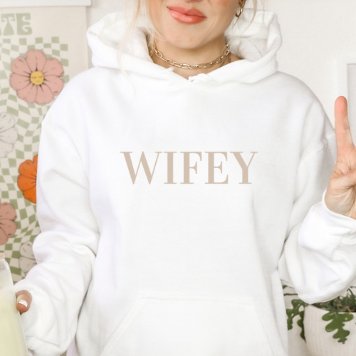 Hoodie „Wifey“