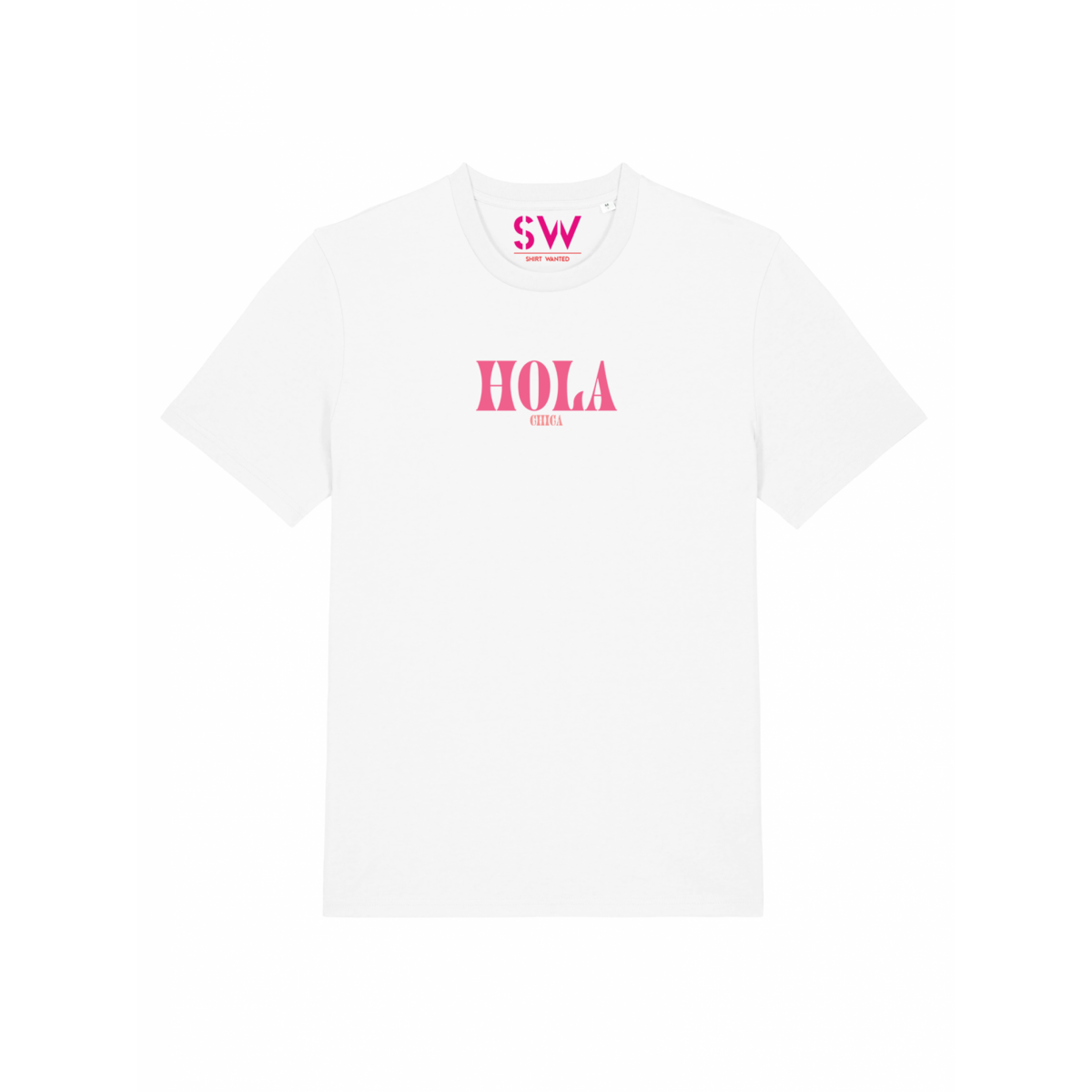 T-Shirt Rosa Samt Hola Chica