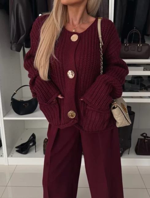 Cardigan „Burgundy“