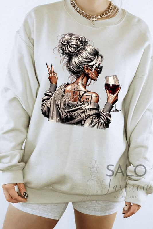 Sweater „Just Breathe“