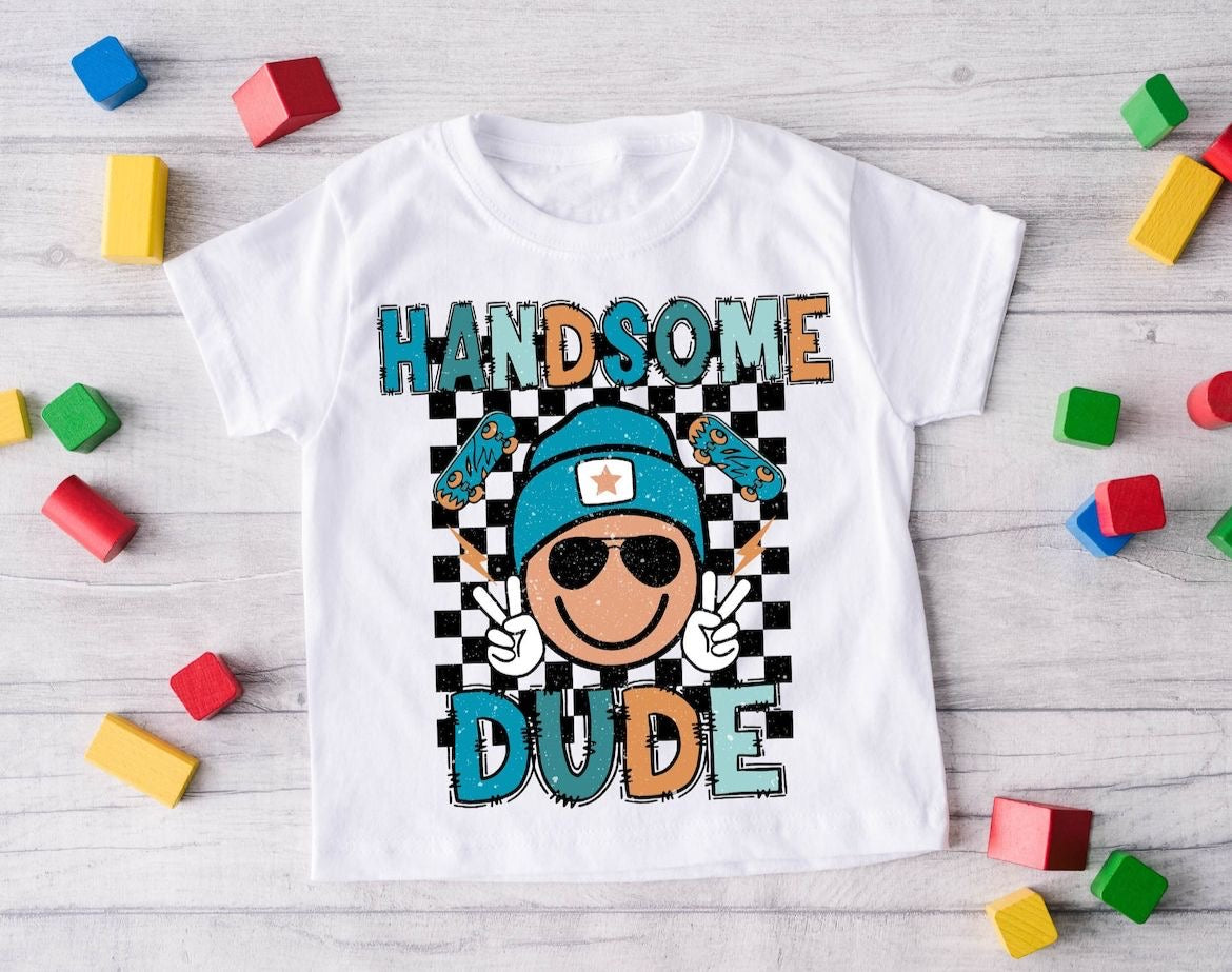 T-Shirt „Handsome Dude“